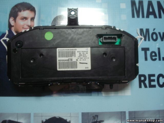 Cuadro de instrumentos Renault8200408798D 8200408798--D VP5RPF-14B115 BH