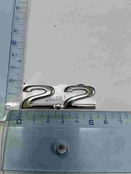 Emblema Opel Vectra 2.2 5.3cm.