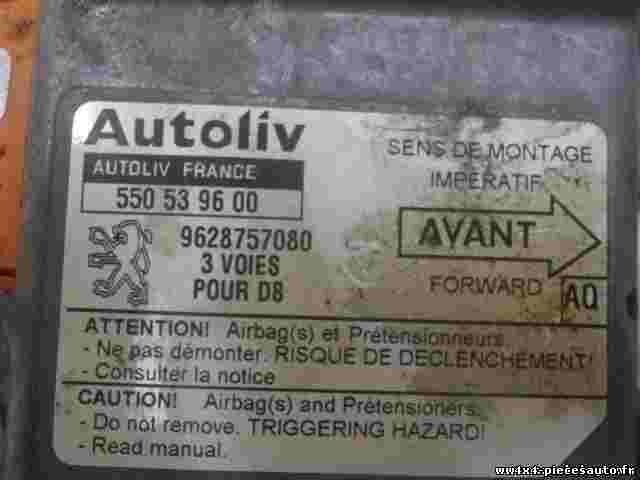 Sensor de impacto de airbag Peugeot 406 (AQ) 9628757080 550539600