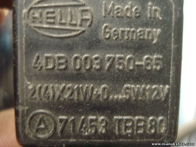 Relé Fiat Punto 4DB00375065 4DB003750-65 2(4)X21W05W12V 71453TBB80 71453 TBB80