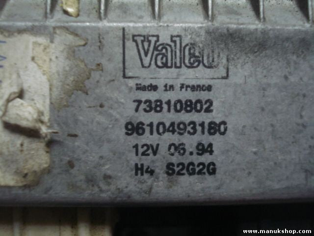Centralita del motor Citroen Xantia VALEO 12V 73810802 9610493180 H4 S2G2G