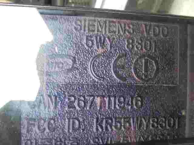 Bobina lector Key Chevrolet EPICA 267T11946 5WY8301 Semens Vdo FCC KR55WYY8301