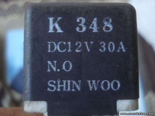 Relé KIA K348 DC12V30A N.O SHIN WOO