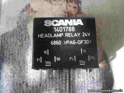 release lampeggiante Scania 1401788 6860 PA6-GF30 6860PA6GF30 24 V