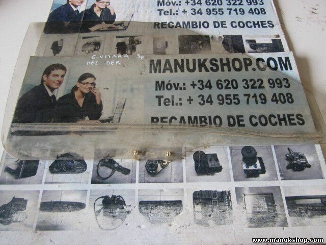 Cristal de la puerta delantera derecha Suzuki Samurai  43R00033 M283AS2DOT20