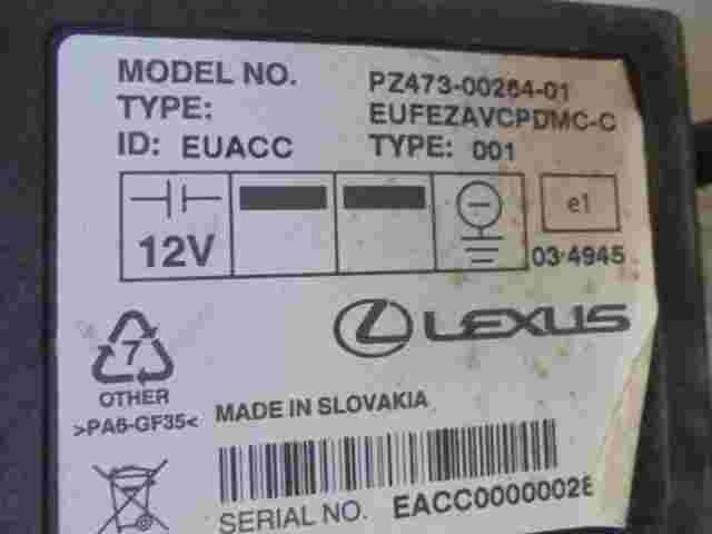 Centralita Lexus GS 300 350 430 450H PZ4730026401 EUFEZAVCPDMCC EUFEZAVCPDMC-C