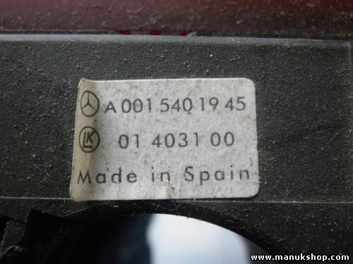 Mando de luces. intermitentes Palanca del limpiaparabrisas Mercedes A0015401945