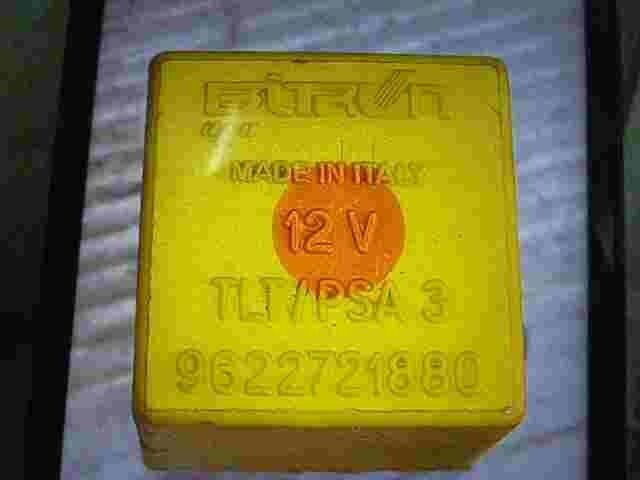 Relé de calefacción adicional Peugeot 406 9622721880 Bitron TLT/ PSA 3 12V