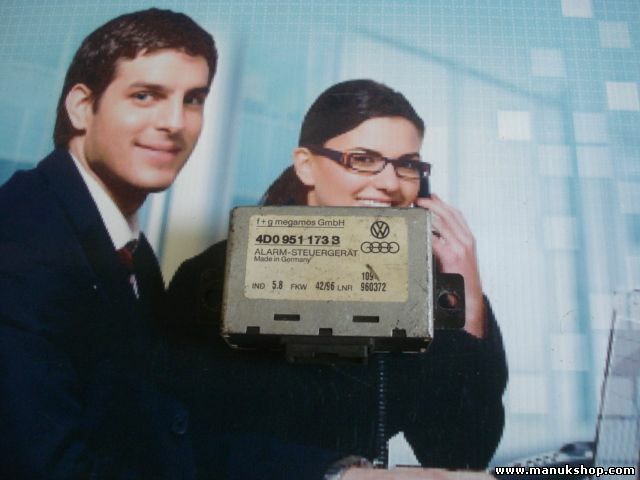 Controller di allarme VW Audi 4D0951173B 4D0 951 173 B 4DO951173B IND.5.8