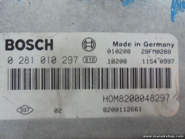 Centralita del motor Renault Laguna 8200112661 HOM8200048297 8200048297