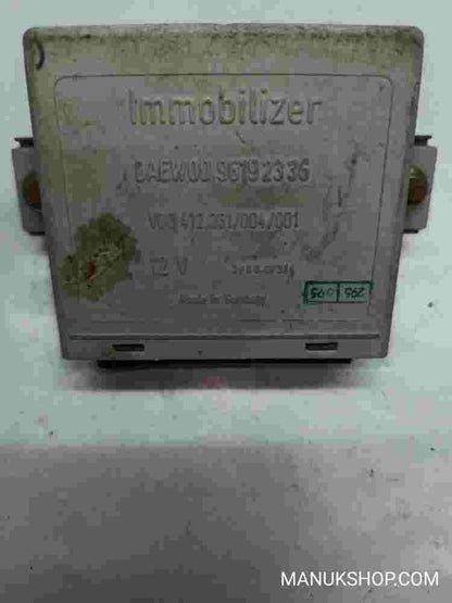Unidad de control del inmovilizador Daewoo Espero Nexia 96192336 412231004001