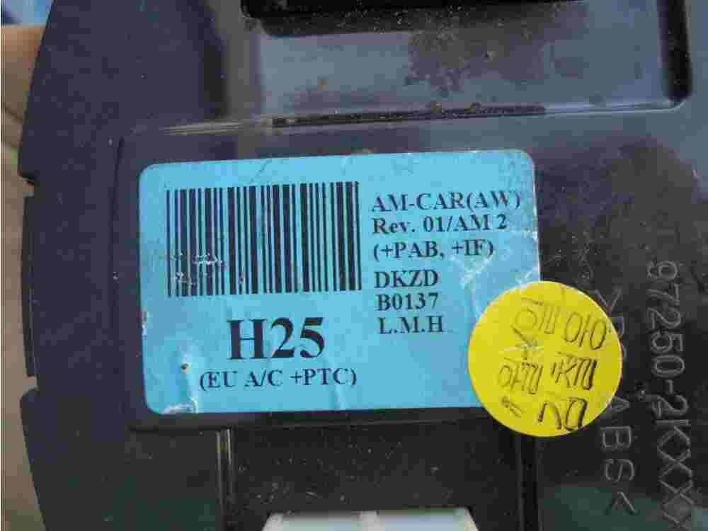 Climatizador Calefacción Clima panel de control Kia Hyundai 972502KXXX DKZD