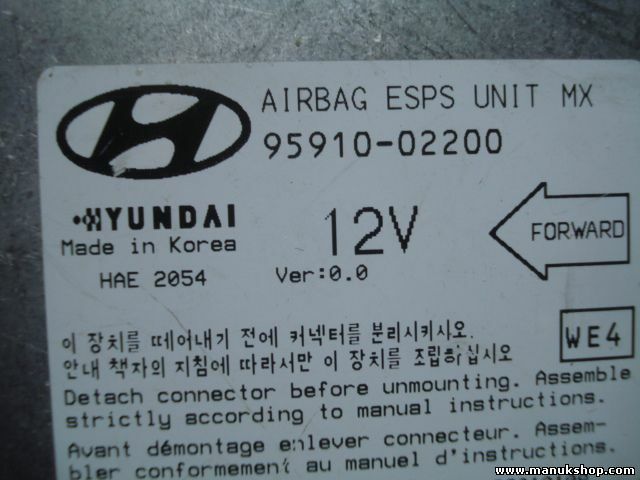 Airbag Centralita Hyundai Atos ESPS UNIT MX WE4 9591002200 95910 02200 HAE 2054