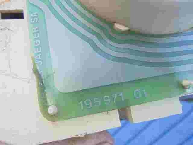 Cuadro de instrumentos   Seat Marbella Artes Jaeger SA 19597101 195971-01