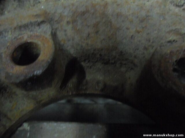 Disco de freno delantera izquierda Mitsubishi Pajero Montero I L04_G, L14_G 2.0