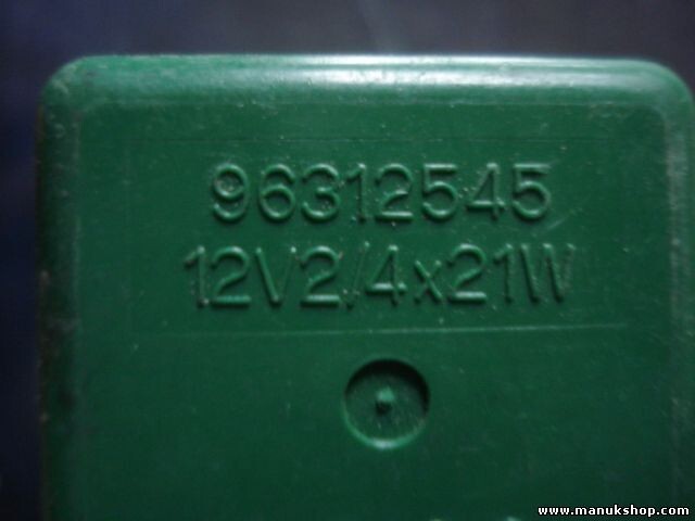 Relé Daewoo Matiz, Chevrolet Kalos 96312545