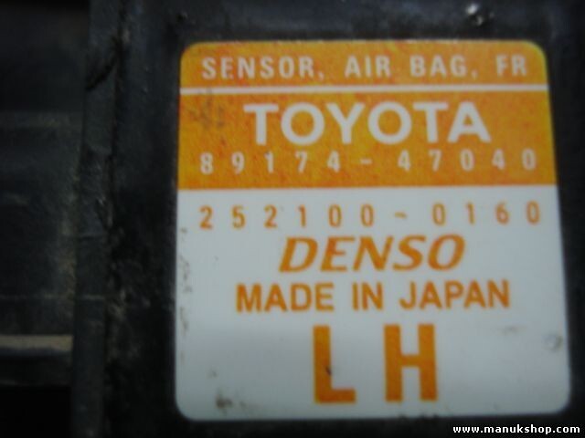 Sensor de impacto de airbag Toyota Prius 8917447040 89174-47040 DENSO 2521000160