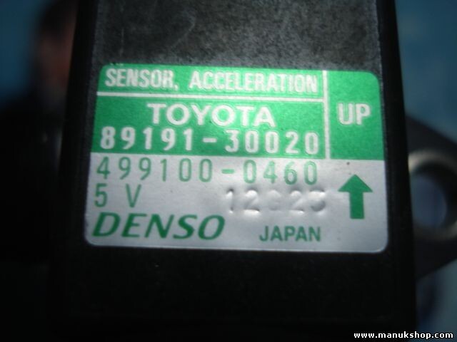 Sensor aceleración lateral Toyota Land Cruiser Prado Lexus LS 430 5V 8919130020