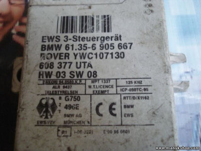 BMW E38 E39 E46 61356905667 6905667 608377UTA YWC107130 relè