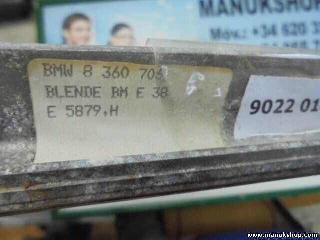 Consola central BMW E38 902201401234 9022 014 01234 8360706 8 360 706 BLENDE