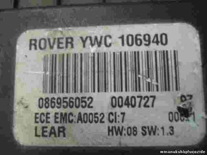 Conmutador de luces Rover 75 YWC106940 08956052 0058576 ECE EMC A0052 CI 7