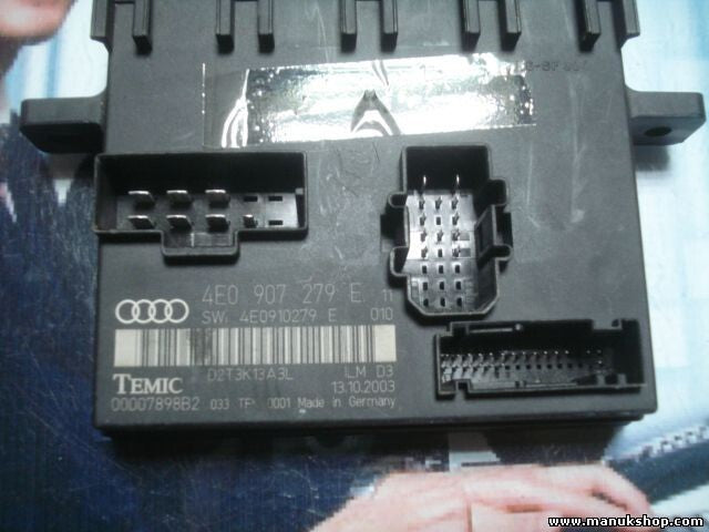 Red unidad de control Audi A8 4E0907279E TEMIC 00007898B2 033 TFK 0001