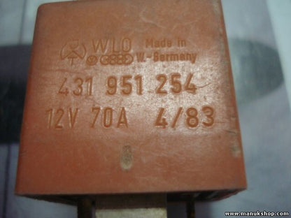 Elevalunas relé Audi 80 100 VW Volkswagen Golf Jetta 431951254 431 951 254