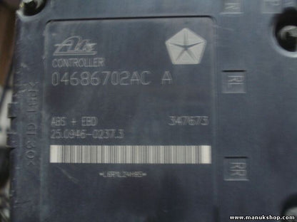 Unidad hidráulica del ABS Chrysler Voyager P04721427AI 04721427AI 25020408644