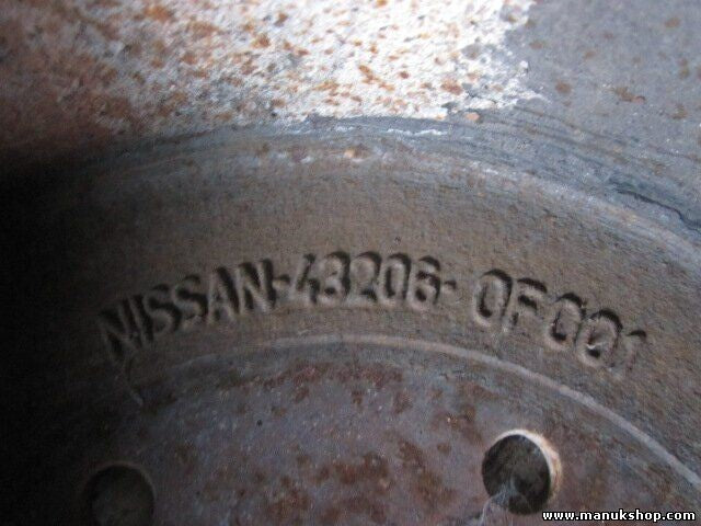 Disco de freno trasero Ford Maverick Nissan Terrano II 2.7TD R20 432060F001