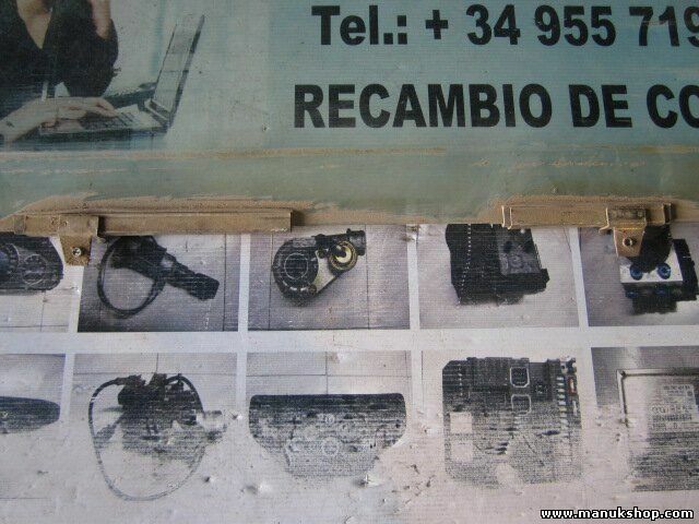 Vetro porta anteriore destra Mitsubishi L200 43R002086 AS2M173DOT207