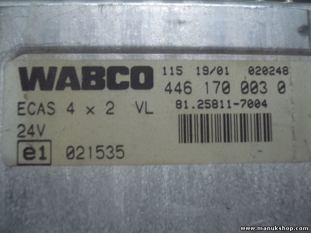 Centralita suspensión Man 81.25811-7010 WABCO ECAS 4x2 446 170 003 0 4461700030