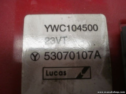 Módulo de control de la carrocería Rover 25 200 400 YWC104500 LUCAS 53070107A