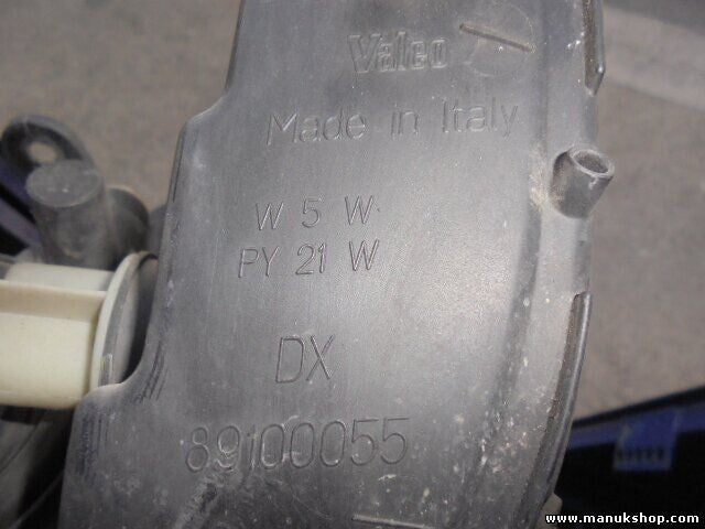 Faro delantero derecho Opel Zafira A 1999-2005 PY21W PY 21 W DX 89100055