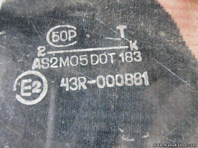 Cristal de la puerta delantera izquierda Lada Niva 43R000881 AS2M05DOT183 E2