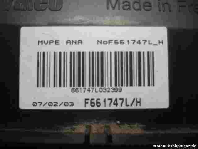 Resistencia calefaccion  Nissan Peugeot 406 Renault  7701045870 509885 F661747LH