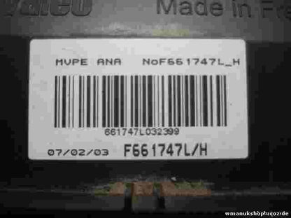 Resistencia calefaccion  Nissan Peugeot 406 Renault  7701045870 509885 F661747LH