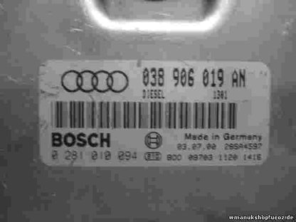 Centralita Audi A4 B5 1.9 Diesel 1994-2001 038906019AN BOSCH 0281010094