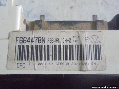 Mando Control de la calefacción Citroen C2 C3 F664478N