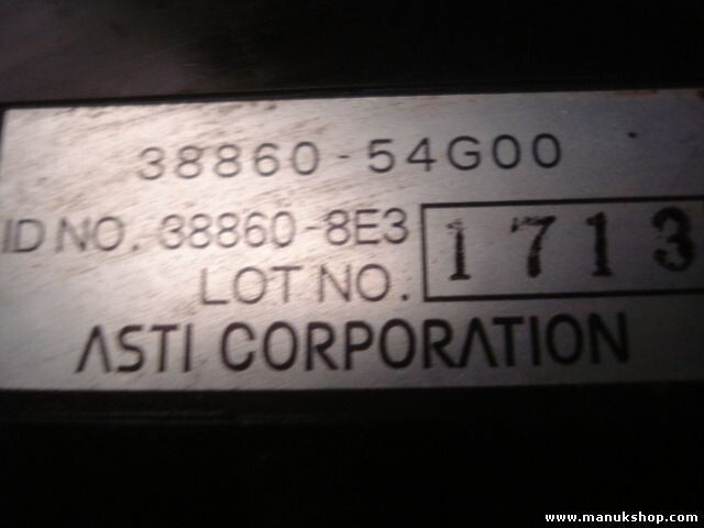 Niebla relé Suzuki Liana 2001 3886054G00 38860-54G00 388608E3 38860-8E3