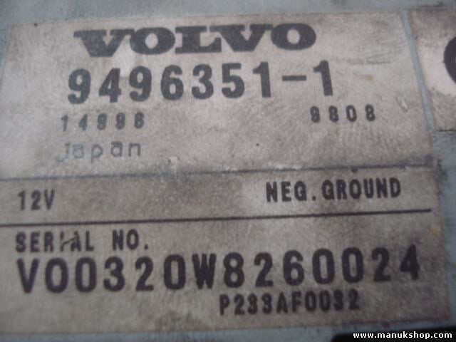 Navegación de la pantalla Volvo S80 9496351-1 V00320W8260024 P233AF0032