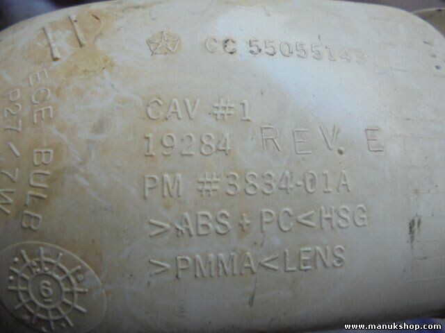 Intermitente delantero izquierdo Jeep CC55055143 CC 55055143 19284 PM 383401A