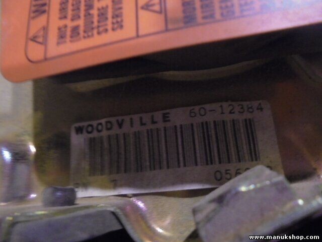 Airbag del volante conductor Ford 60-12384 056258 6012390 60 123 90 PA 6T PA6T