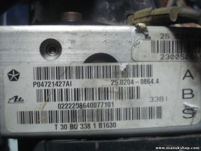 Unidad hidráulica del ABS Chrysler Voyager P04721427AI 04721427AI 25020408644