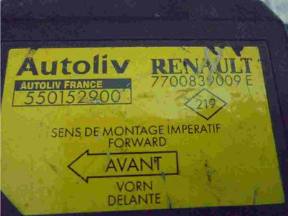 Sensor de impacto de airbag Renault  7700839009E 7700839009 E AUTOLIV 550152900