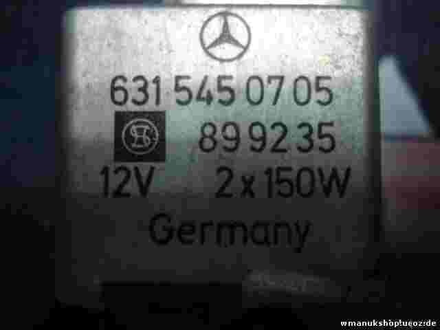 Relé de Luz  Mercedes-Benz 100 6315450705 631 545 07 05 899235 89 92 35