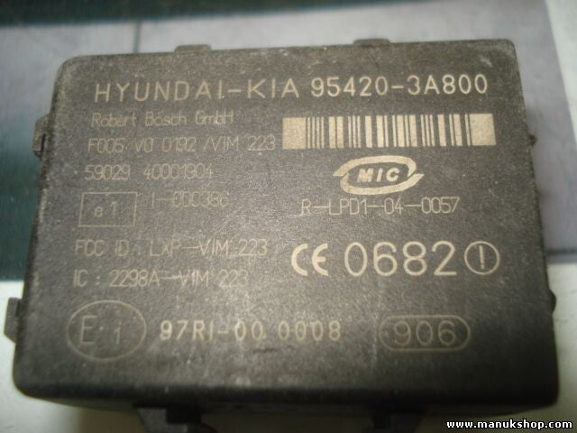 Control de la unidad de alarma inmovilizador módulo Kia Carnival 954203A800