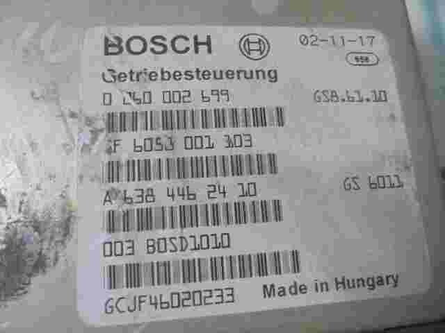 Módulo de control de transmisión Mercedes A6384462410 ZF6053001103 0260002699