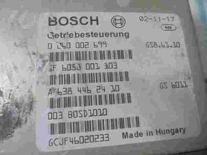 Módulo de control de transmisión Mercedes A6384462410 ZF6053001103 0260002699