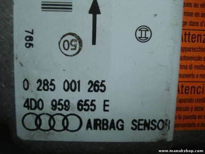 Sensor de impacto de airbag Audi A8 4D0959655E 4D0 959 655 E BOSCH 0285001265