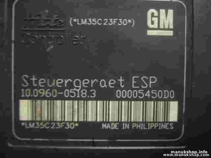 ABS Centralita Opel Astra H 10096005183 13157578 HB 00005450D0 ATE 10020601284